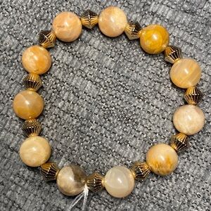 Handmade Sunstone bracelet